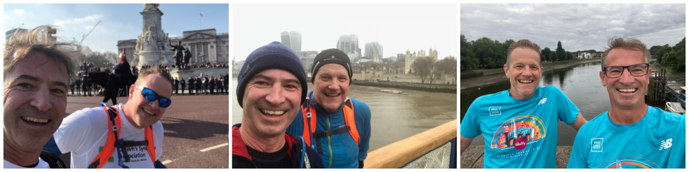 Seven marathons in seven days for superstar fundraising duo