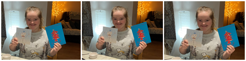 Lily thrilled to see her card sold across the world