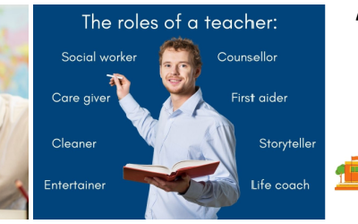 What are the roles of the teacher?