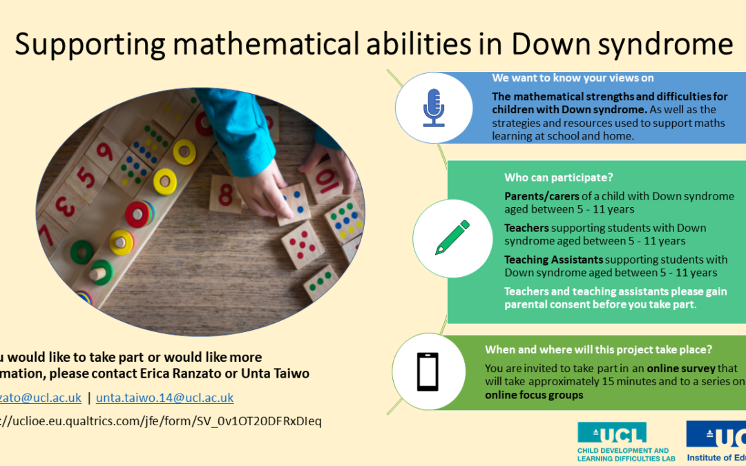 Supporting mathematical abilities in children with Down syndrome and children with Williams syndrome