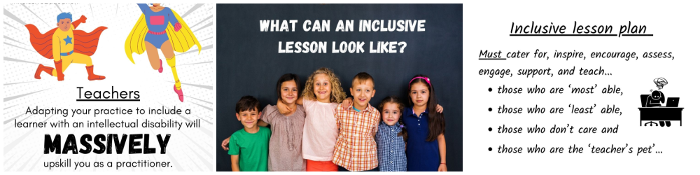 What can an inclusive lesson look like?