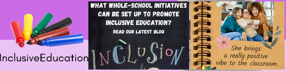 What whole-school initiatives can be set up to promote inclusive education?