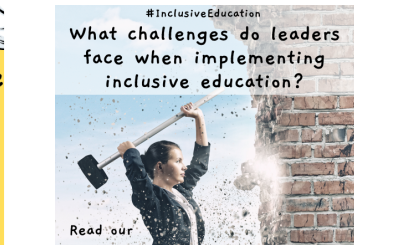 What challenges do leaders face when implementing inclusive education?