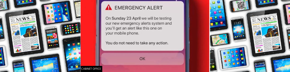 UK emergency alert system test: Sunday 23 April 3pm
