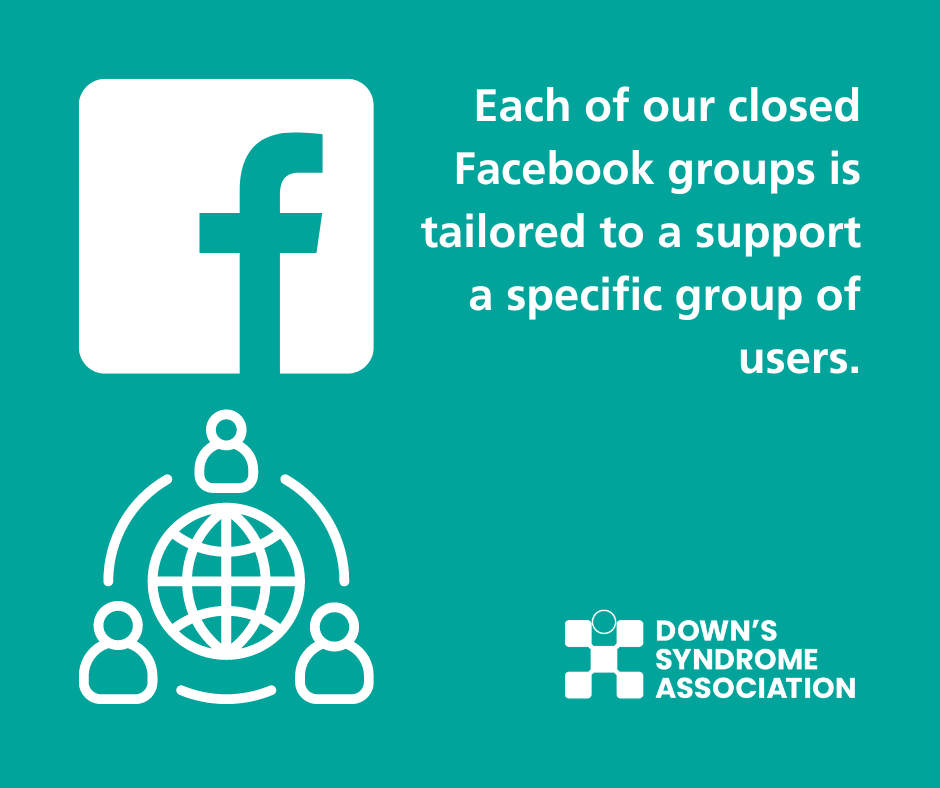 Each of our closed Facebook groups is tailored to support a specific group of users.