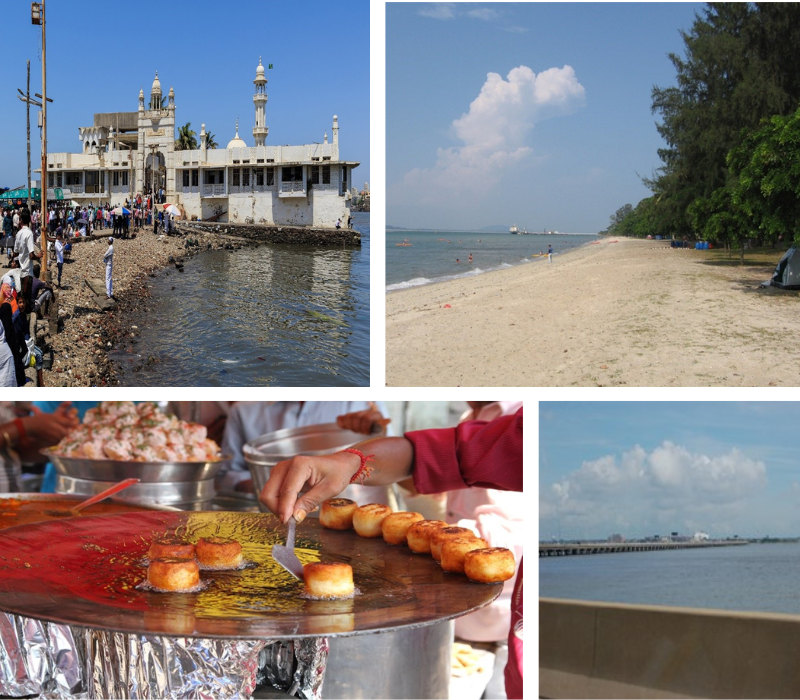 A selection of images of Mumbai's beaches and markets.